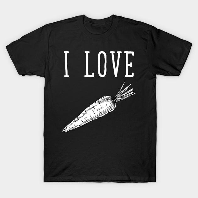 I love carrots T-Shirt by captainmood